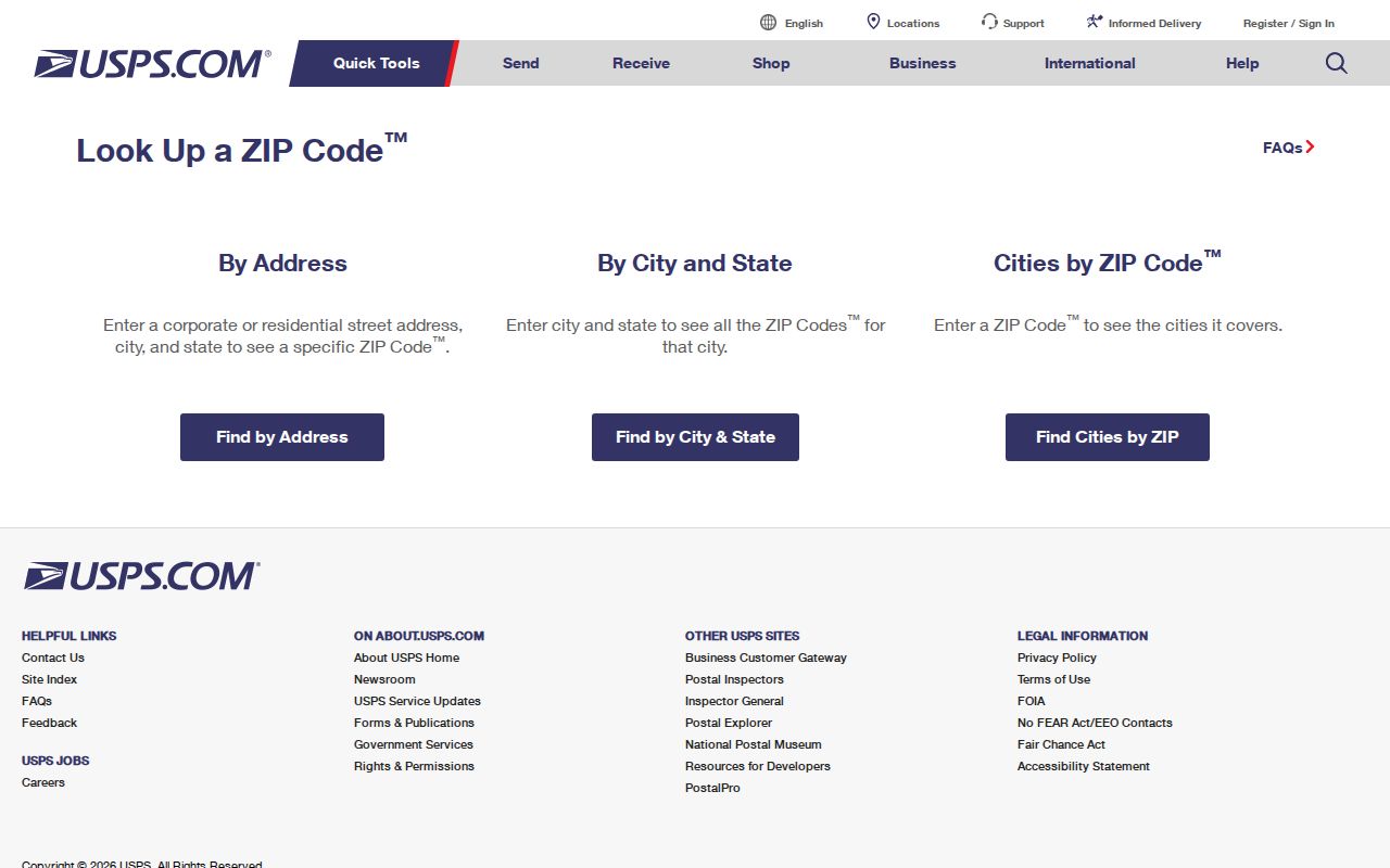 Reynoldsburg ZIP code directory USPS ZIP Code Lookup